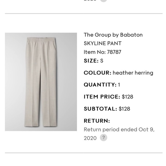 Aritzia Babaton Skyline Pant - size S - Picture 6 of 8